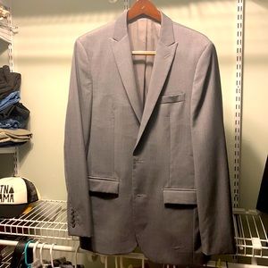Egara grey slim fit 40 Long suit with 34/34 suit pants.